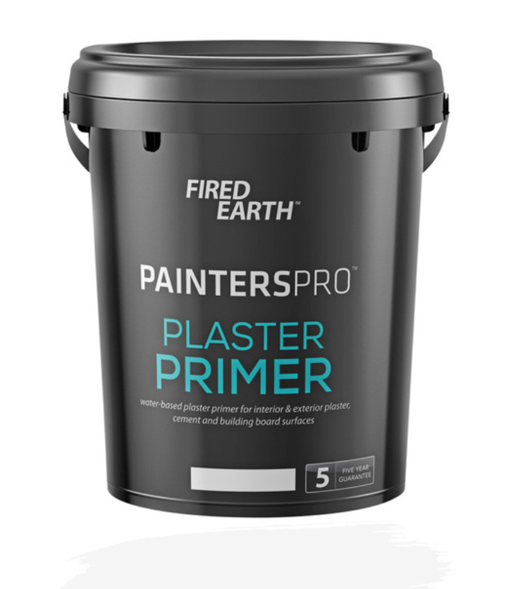 Fired Earth Painter Pro Plaster Primer Water Based Paint White 20 L